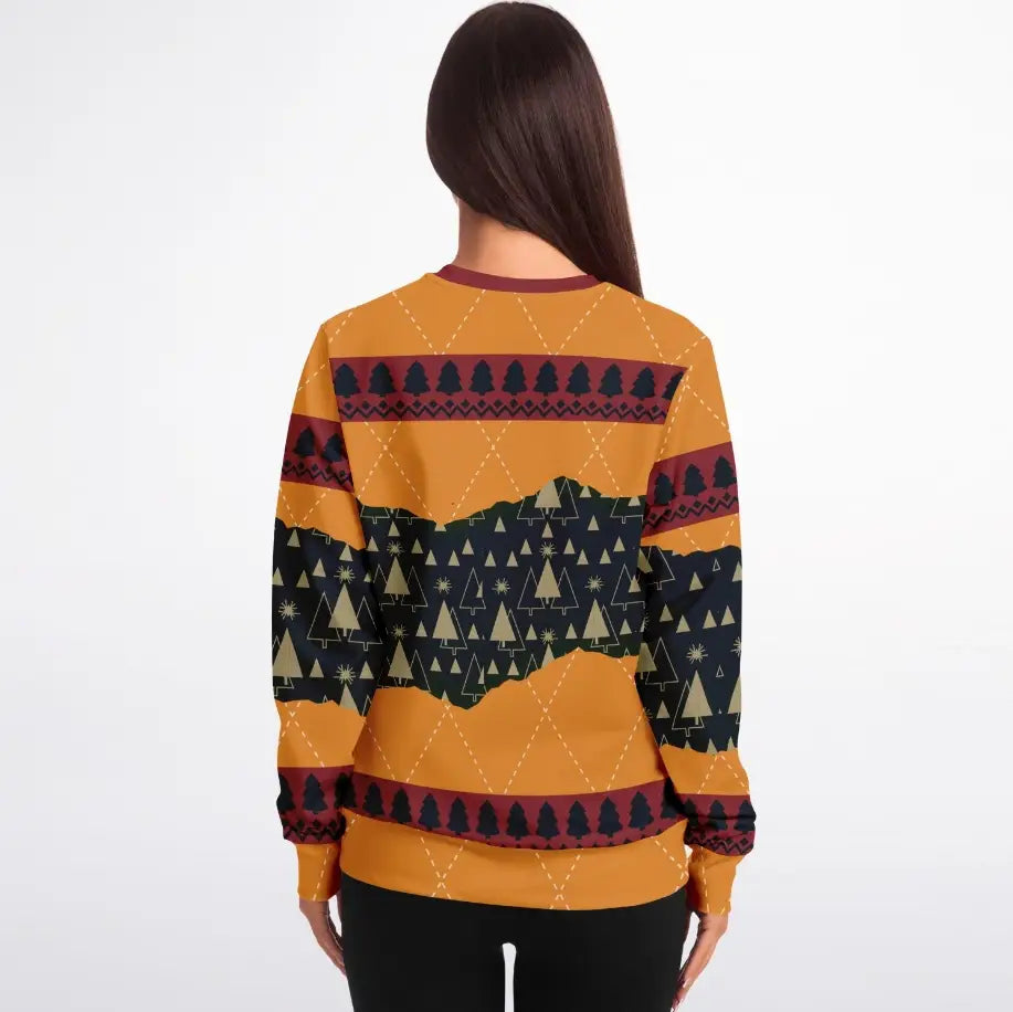 'Full Moon This Christmas' Funny Holiday Christmas Sweater