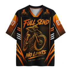 Full Send Downhill - Freeride MTB Cycling Mesh Jersey
