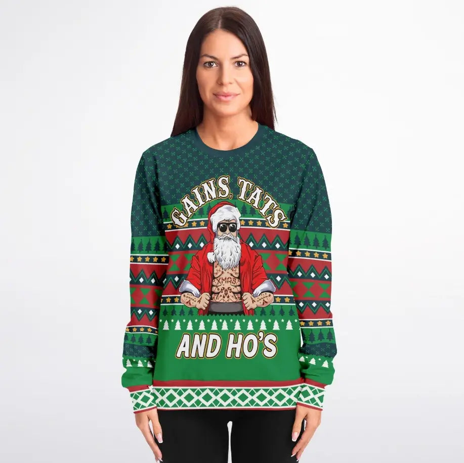 Gains Tats & Ho's Ugly Christmas Sweater