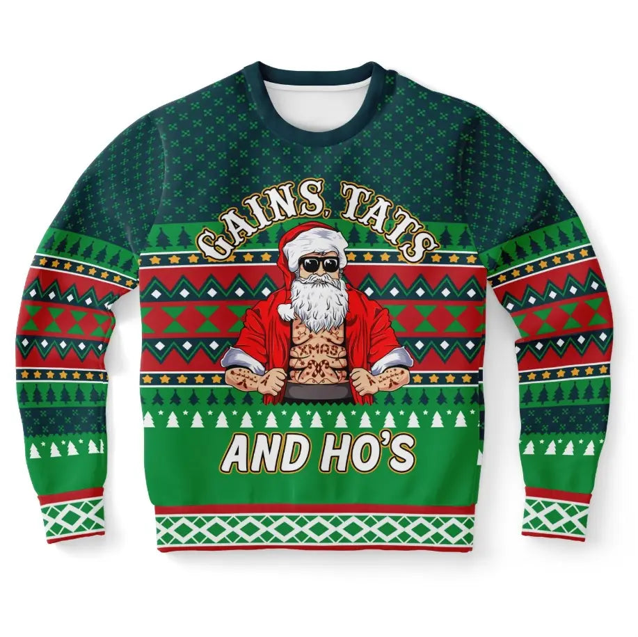 Gains Tats & Ho's Ugly Christmas Sweater