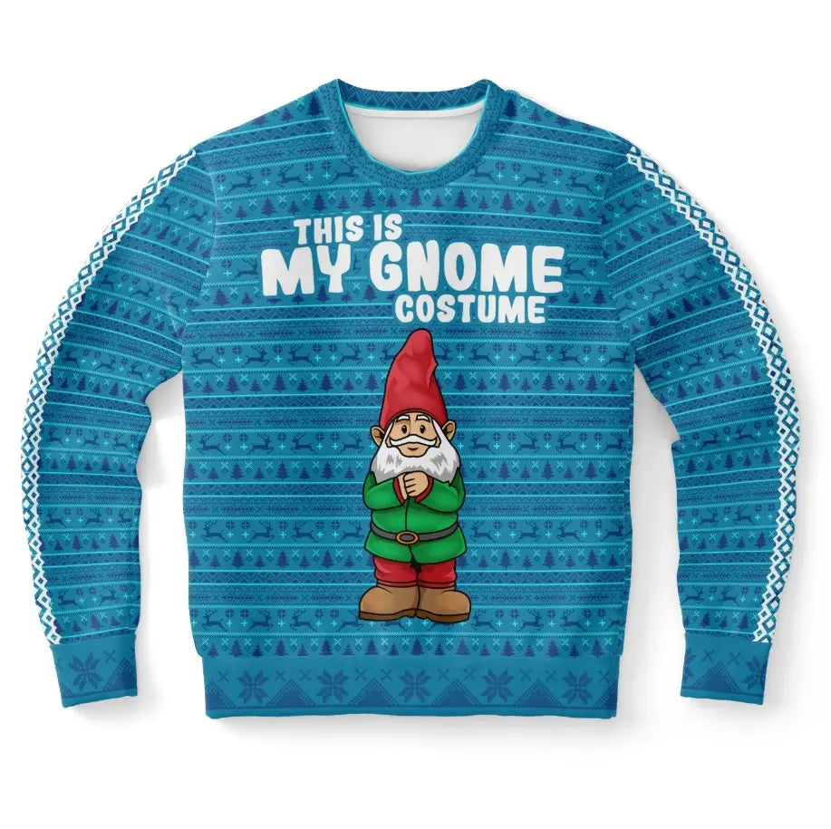 Gnome Costume Christmas Sweater – Funny Ugly Holiday Sweatshirt