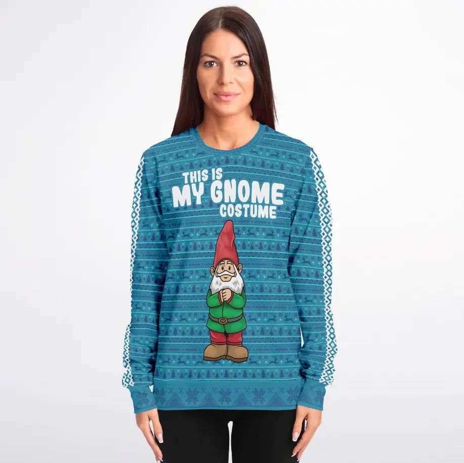 Gnome Costume Christmas Sweater – Funny Ugly Holiday Sweatshirt