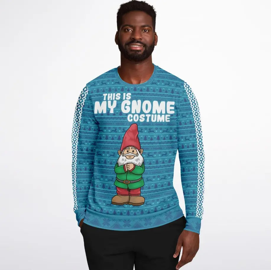 Gnome Costume Christmas Sweater – Funny Ugly Holiday Sweatshirt