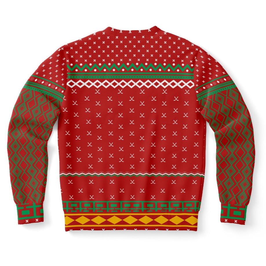 Happy Hockeydays Christmas Sweater – Funny Ugly Holiday Sweatshirt