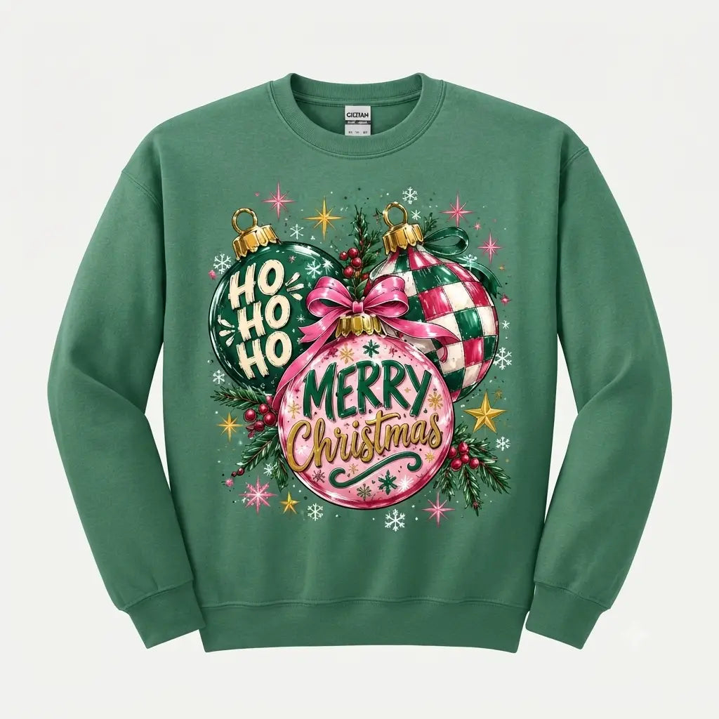 Ho Ho Ho Merry Christmas Sweater – Funny Holiday Sweatshirt
