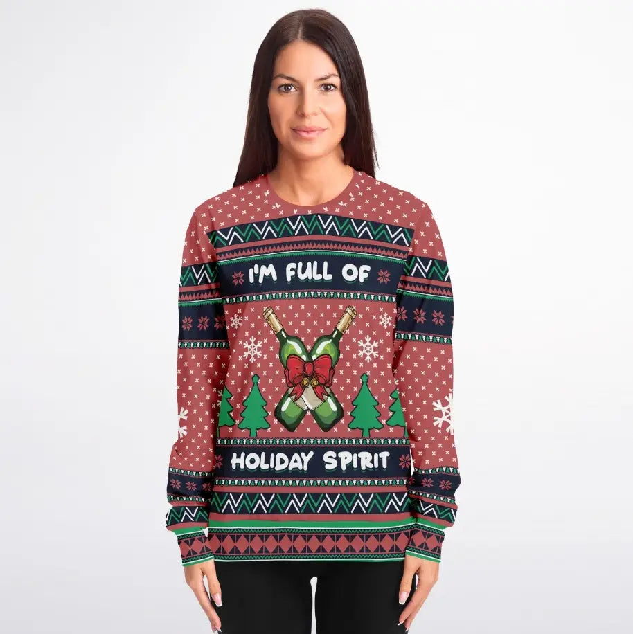 Holiday Spirit Ugly Christmas Sweater