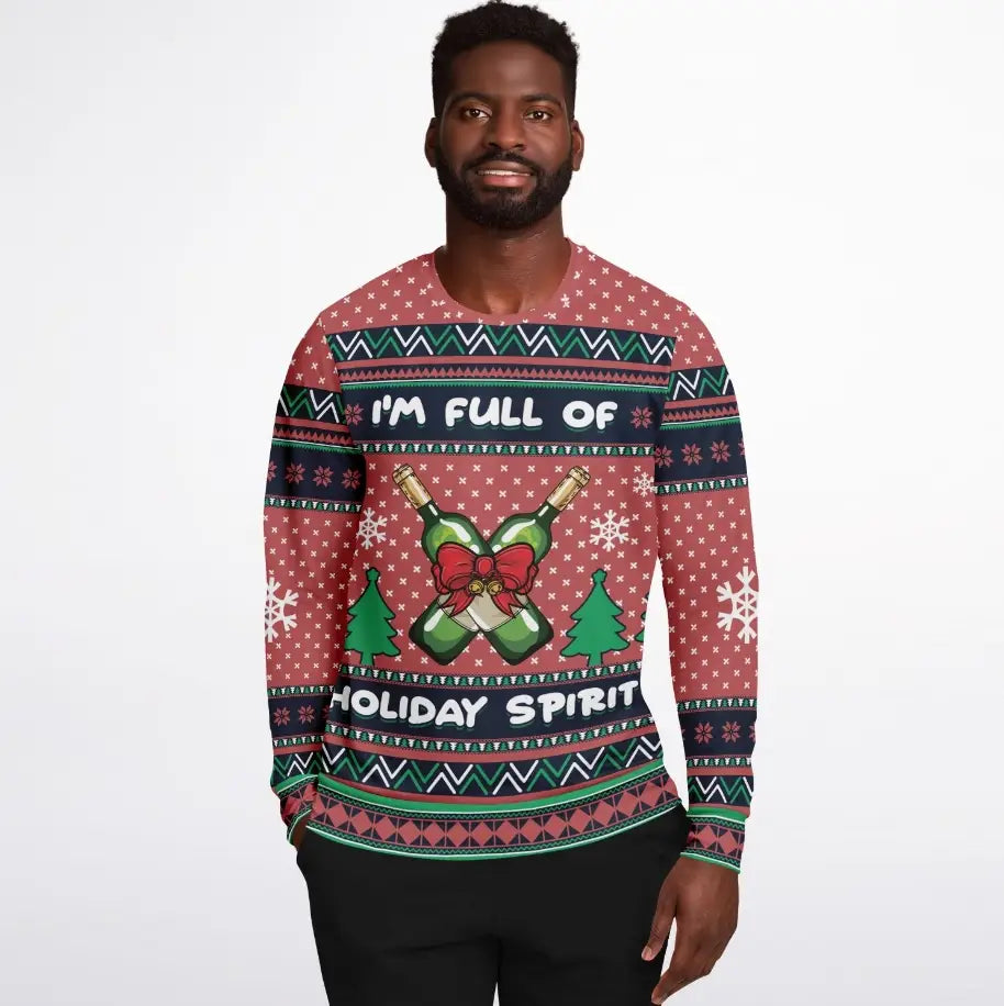 Holiday Spirit Ugly Christmas Sweater