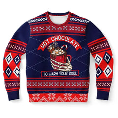 Hot Chocolate to Warm Your Soul Ugly Christmas Sweater