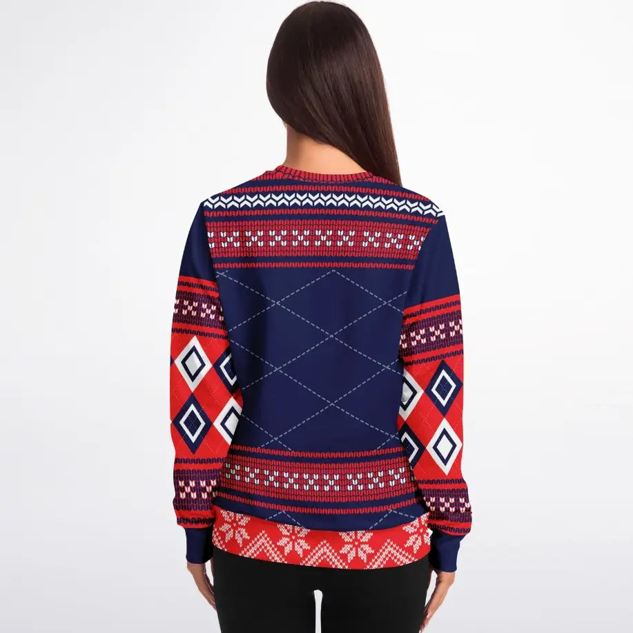 Hot Chocolate to Warm Your Soul Ugly Christmas Sweater