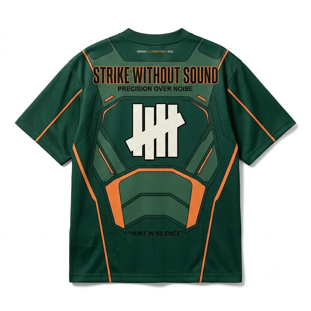 Hunt In Silence Mesh Jersey Inspired by Undefeated x Air Jordan 4 Jersey