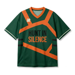 Hunt In Silence Mesh Jersey Inspired by Undefeated x Air Jordan 4 Jersey