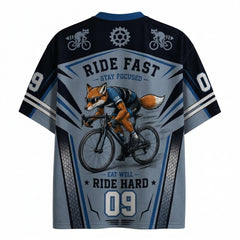 I Cycle So I Can Eat Garbage Fox Cycling Mesh Jersey