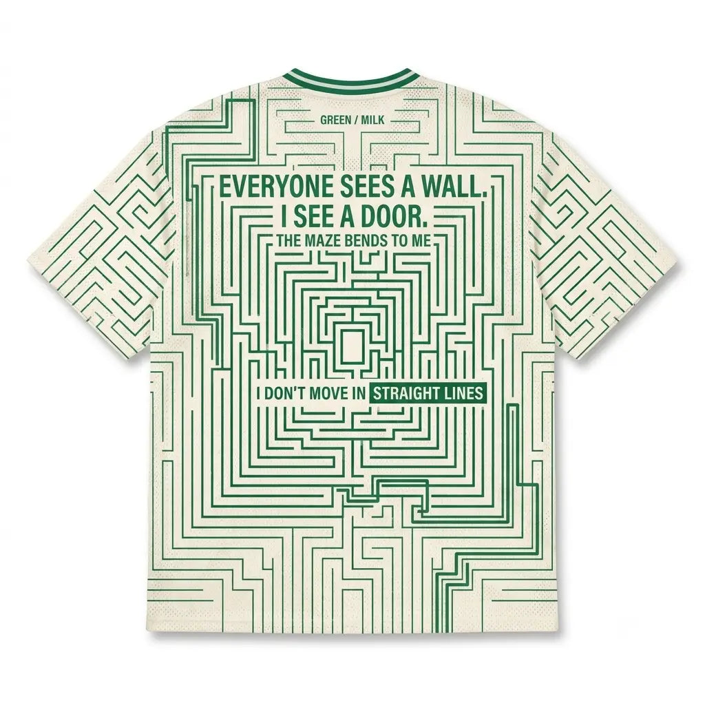 I Don't Move In Straight Lines Mesh Jersey Inspired by  Kyrie Low 5 EYBL Jersey