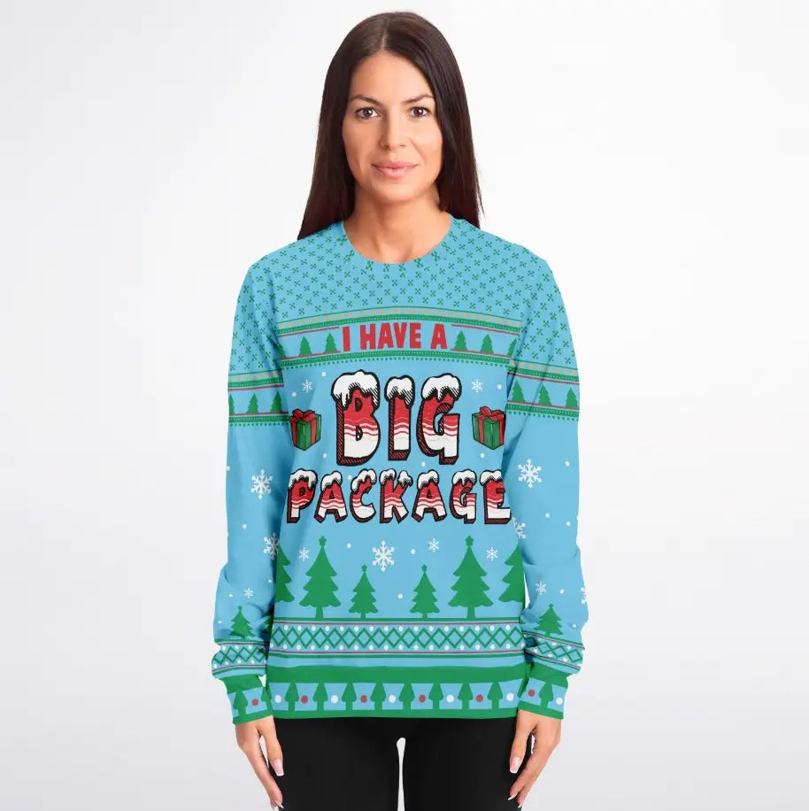 I Have A Big Package Ugly Christmas Sweater
