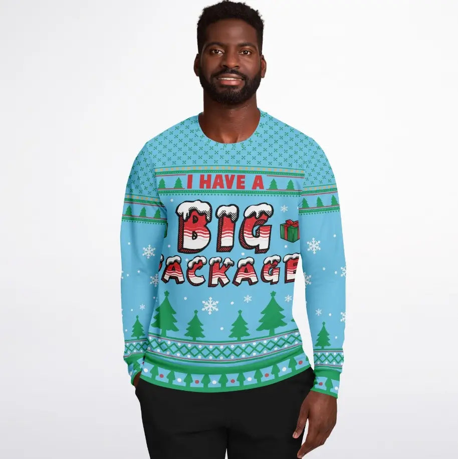 I Have A Big Package Ugly Christmas Sweater