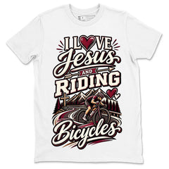 I Love Jesus & Riding Bicycles - Cycling Sport Unisex Tee