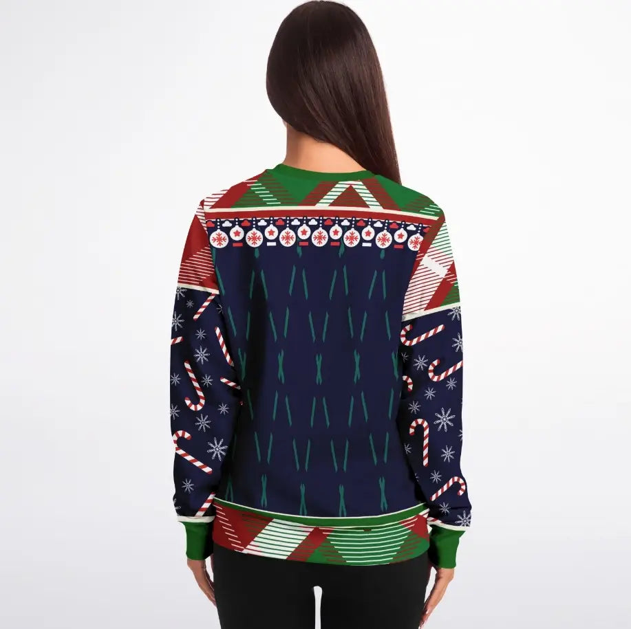 I'd Unwrap You Christmas Sweater – Funny Ugly Holiday Sweatshirt