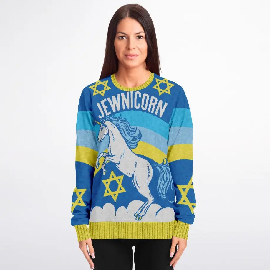 Jewnicorn Ugly Christmas Sweater