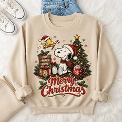 Joy Peace Love Christmas Sweater – Funny Holiday Sweatshirt