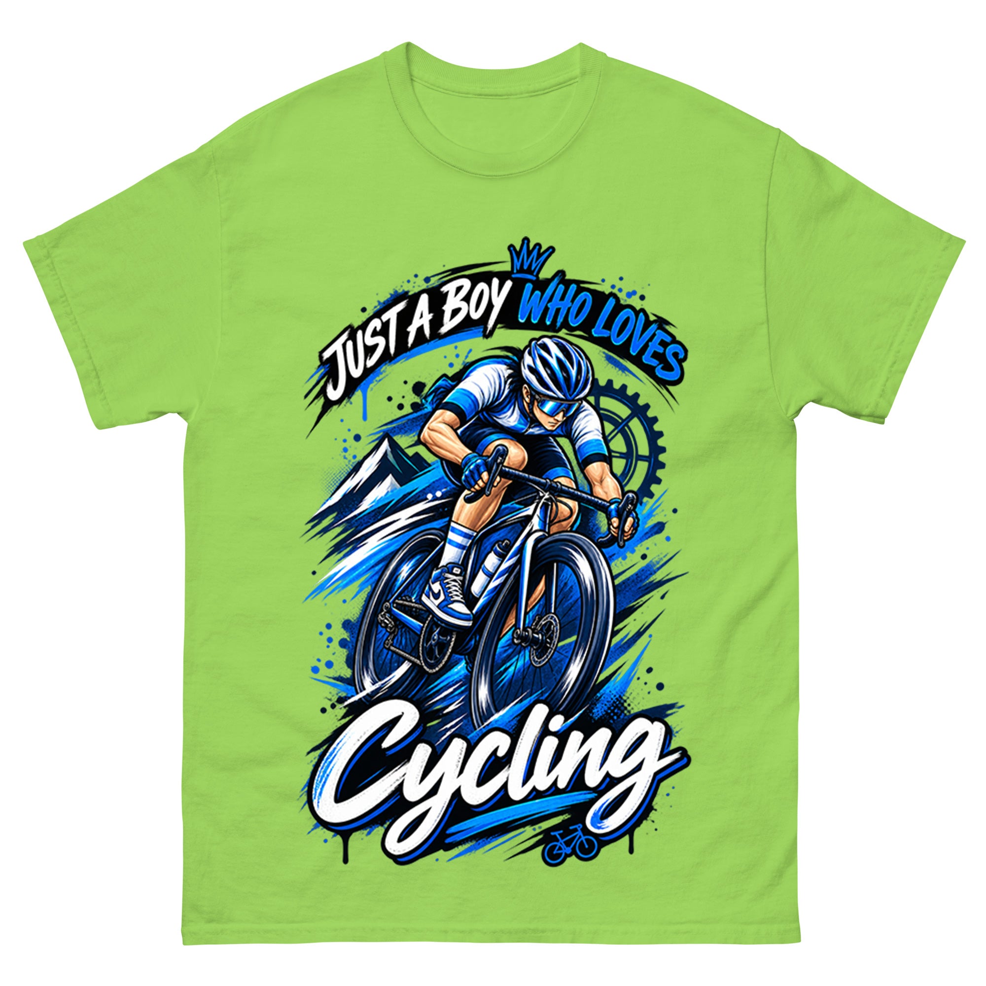 Just A Boy Who Loves Cycling - Cycling Sport Unisex Tee