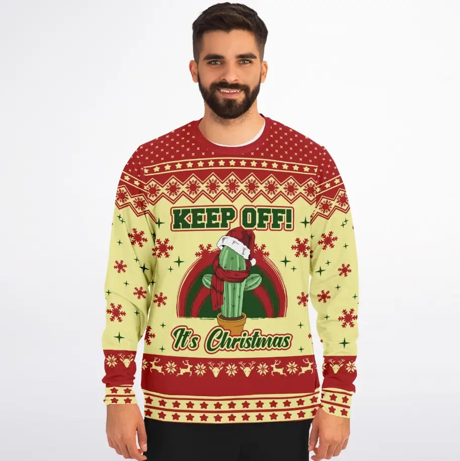 Keep Off Ugly Christmas Sweater
