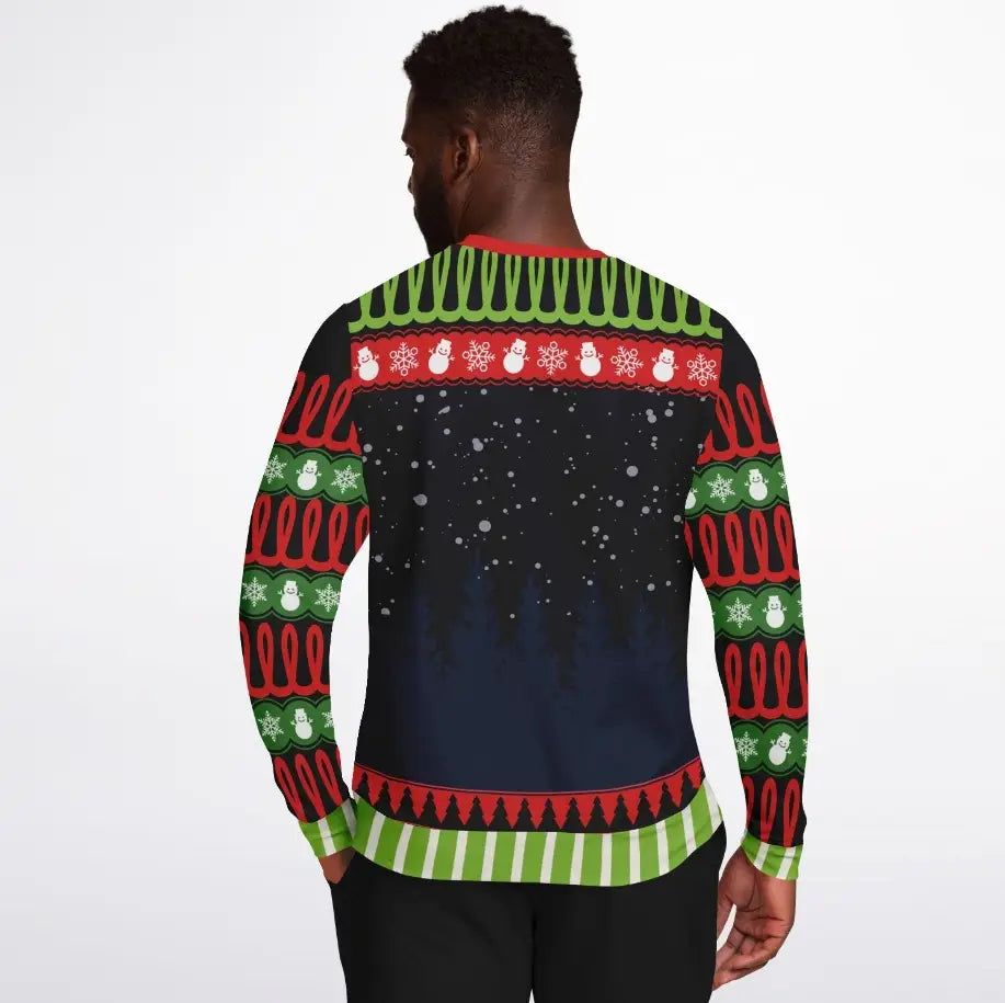 Kiss My Snowballs Snowman Ugly Christmas Sweater