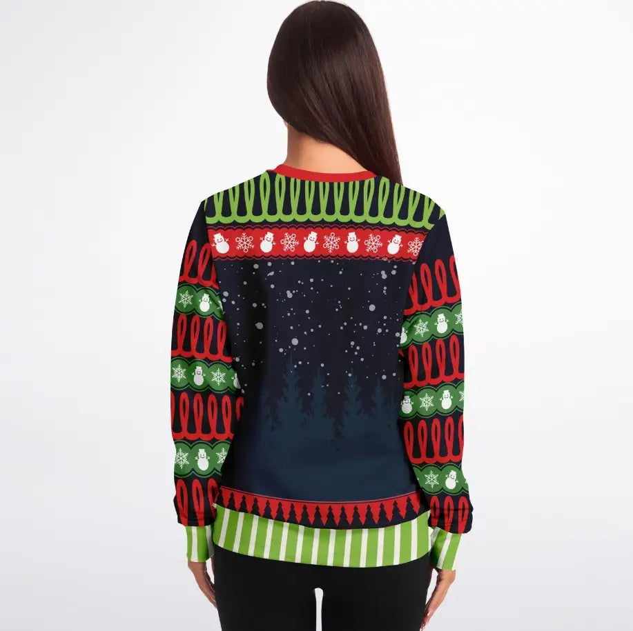 Kiss My Snowballs Snowman Ugly Christmas Sweater