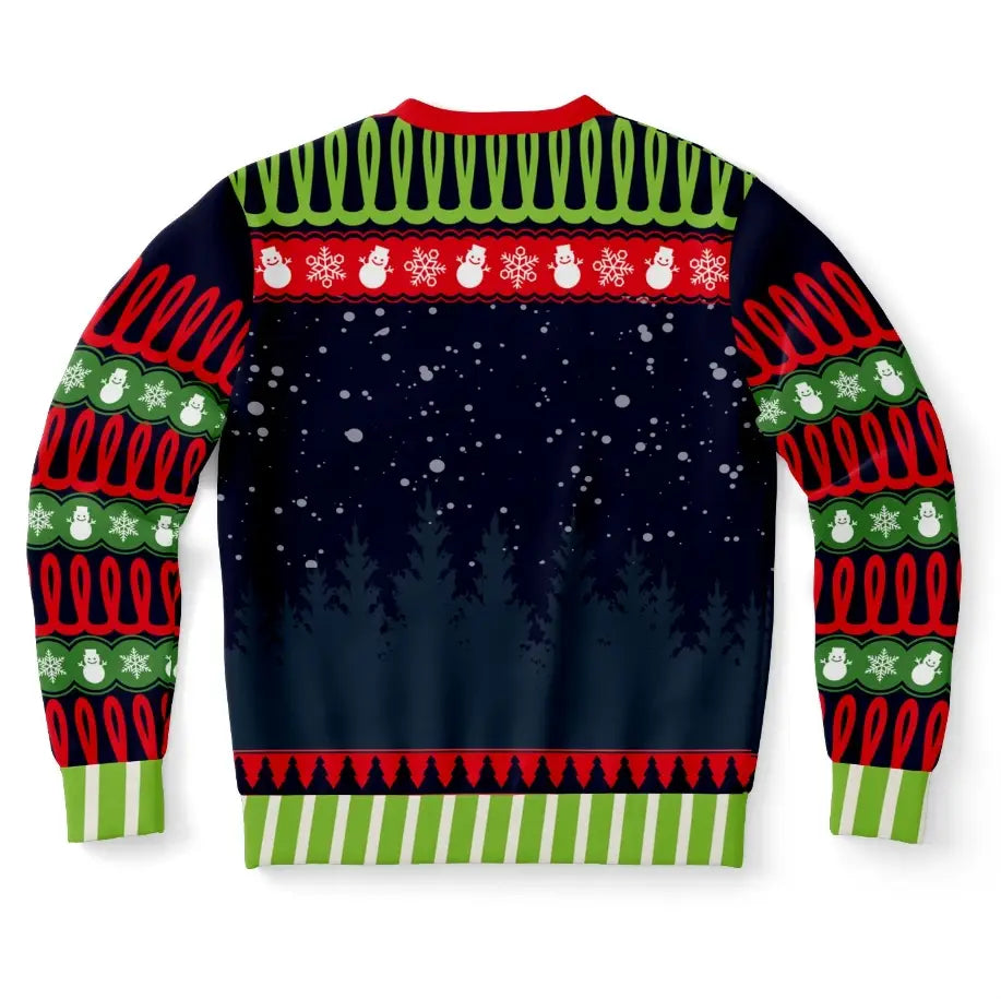Kiss My Snowballs Snowman Ugly Christmas Sweater