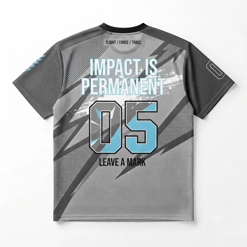 Leave A Mark Mesh Jersey Inspired by Air Jordan 5 Wolf Grey Jersey