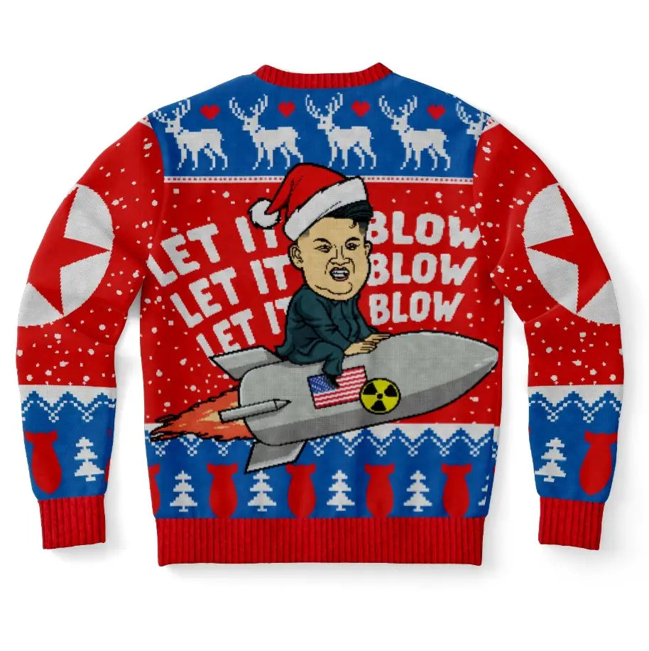 Let It Blow Ugly Christmas Sweater