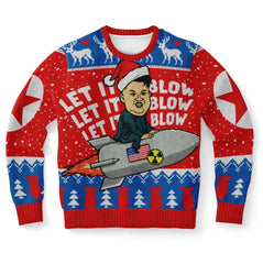 Let It Blow Ugly Christmas Sweater
