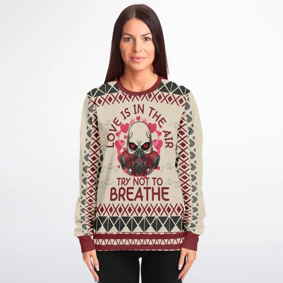 Love Is in The Air, Try Not to Breathe Ugly Christmas Sweater