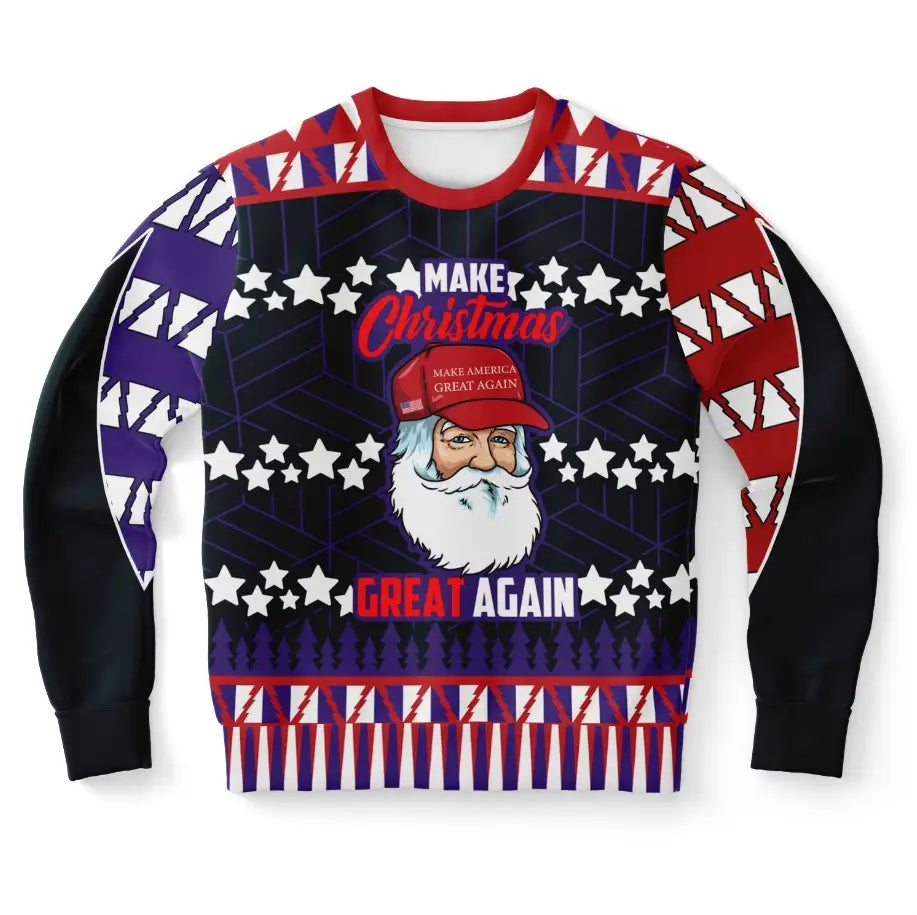 Make Christmas Great Again Christmas Sweater – Funny Ugly Holiday Sweatshirt