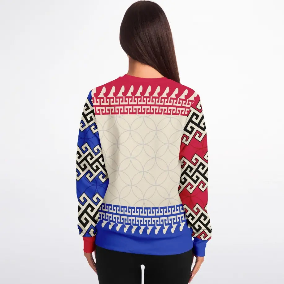 Make New Friends and Stab Them Fencing Christmas Sweater