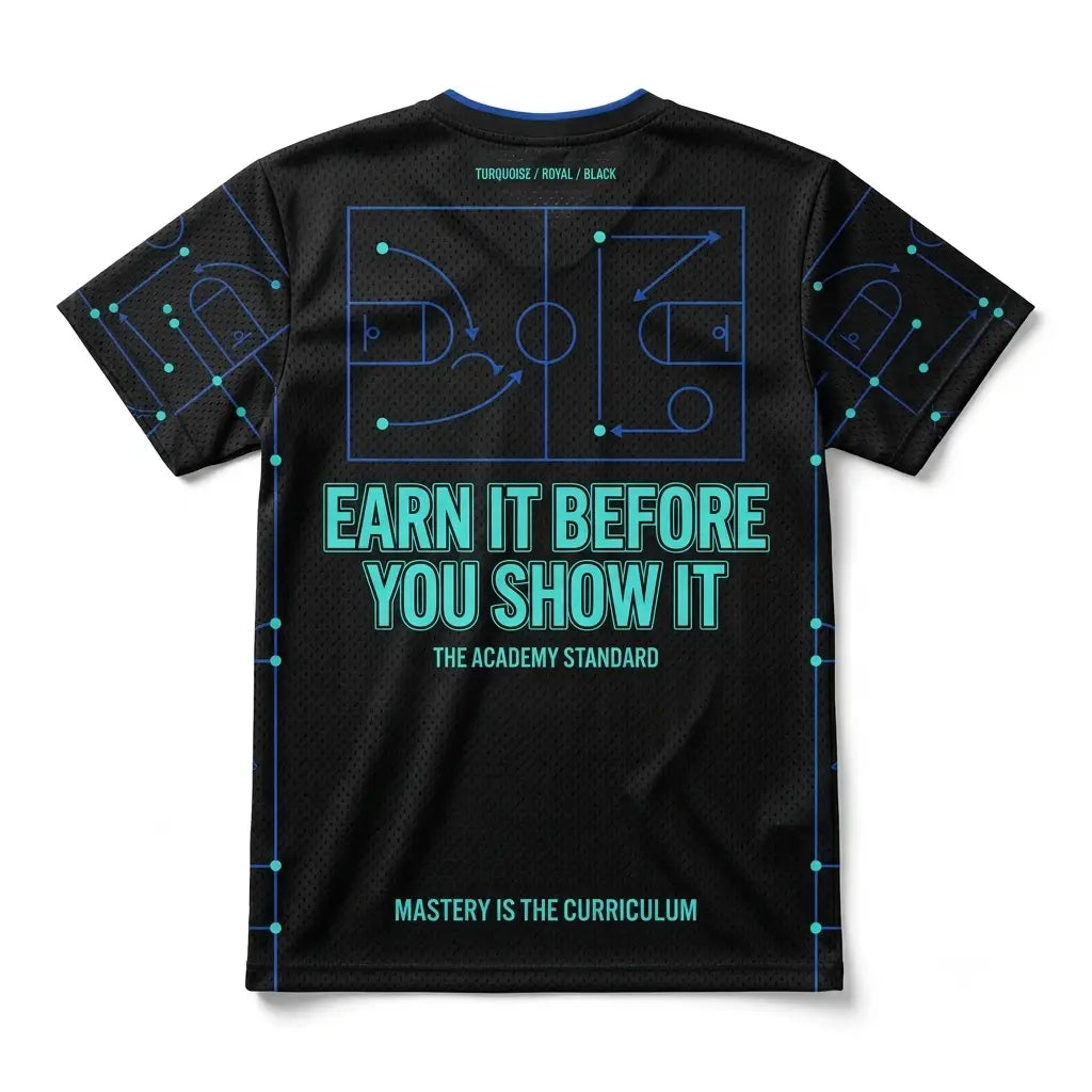 Mastery Is The Curriculum Mesh Football Jersey Inspired by Kobe 5 Protro EYBL Academy Jersey