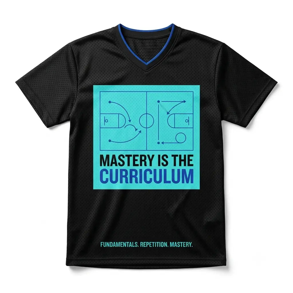 Mastery Is The Curriculum Mesh Football Jersey Inspired by Kobe 5 Protro EYBL Academy Jersey