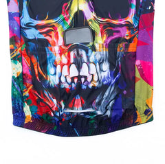 Men's MTB Skull Watercolor Cycling Jersey Short Sleeve - Quick-Dry Mountain & Road Bike Shirt MCJSS3498