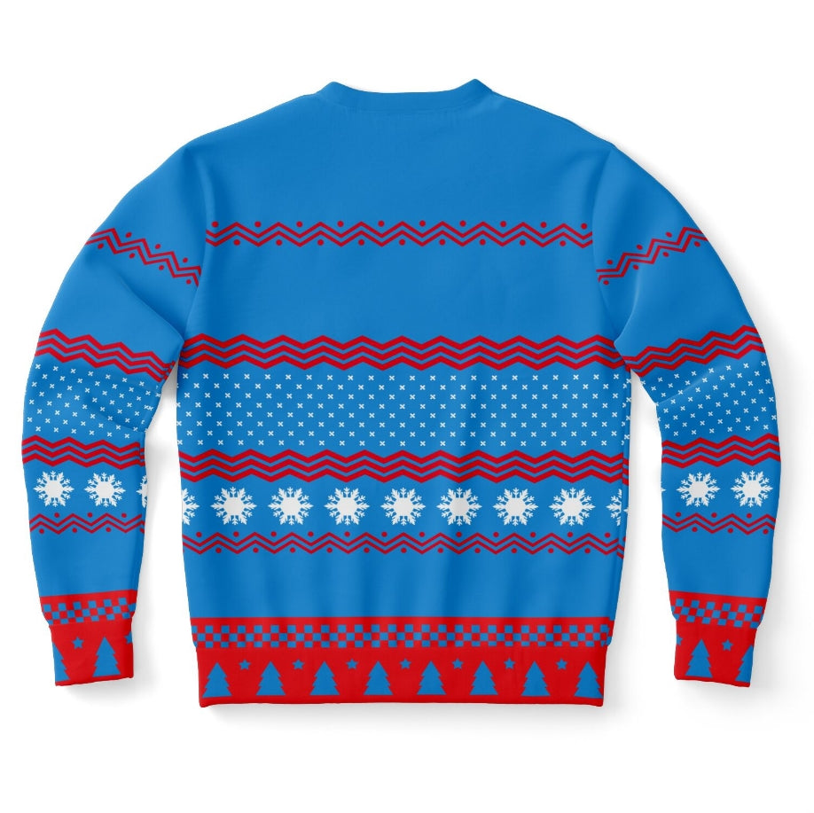 Meowy Christmas Sweater – Funny Ugly Holiday Sweatshirt