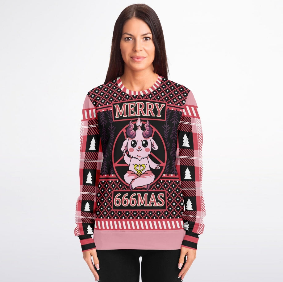 Merry 666mas Christmas Sweater – Funny Ugly Holiday Sweatshirt