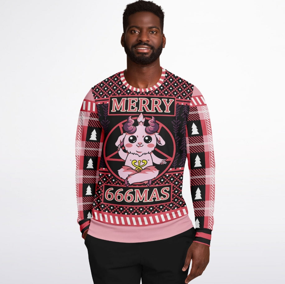 Merry 666mas Christmas Sweater – Funny Ugly Holiday Sweatshirt