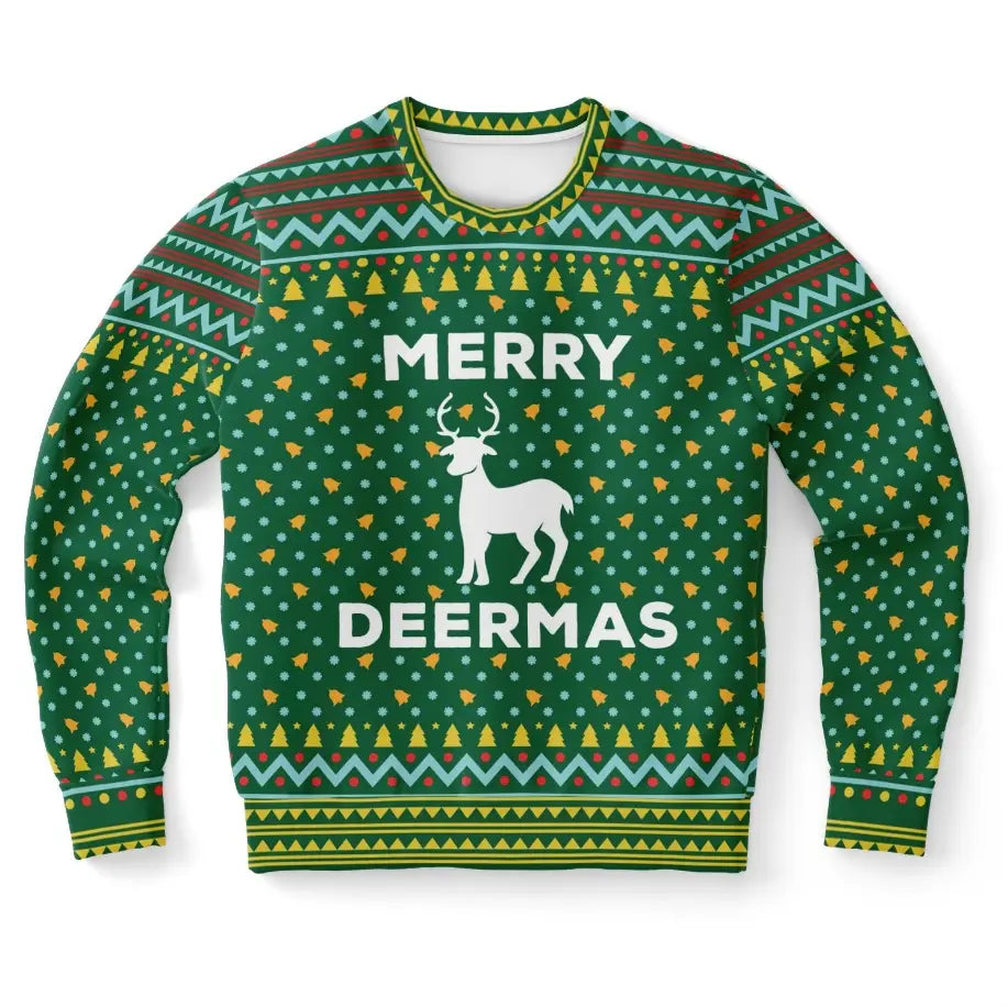 Merry Deermas Ugly Christmas Sweater