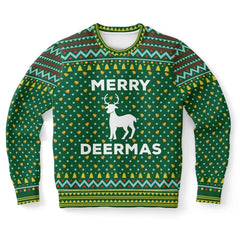 Merry Deermas Ugly Christmas Sweater