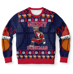 Merry Dunkmas Basketball Ugly Christmas Sweater
