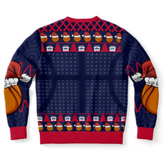 Merry Dunkmas Basketball Ugly Christmas Sweater