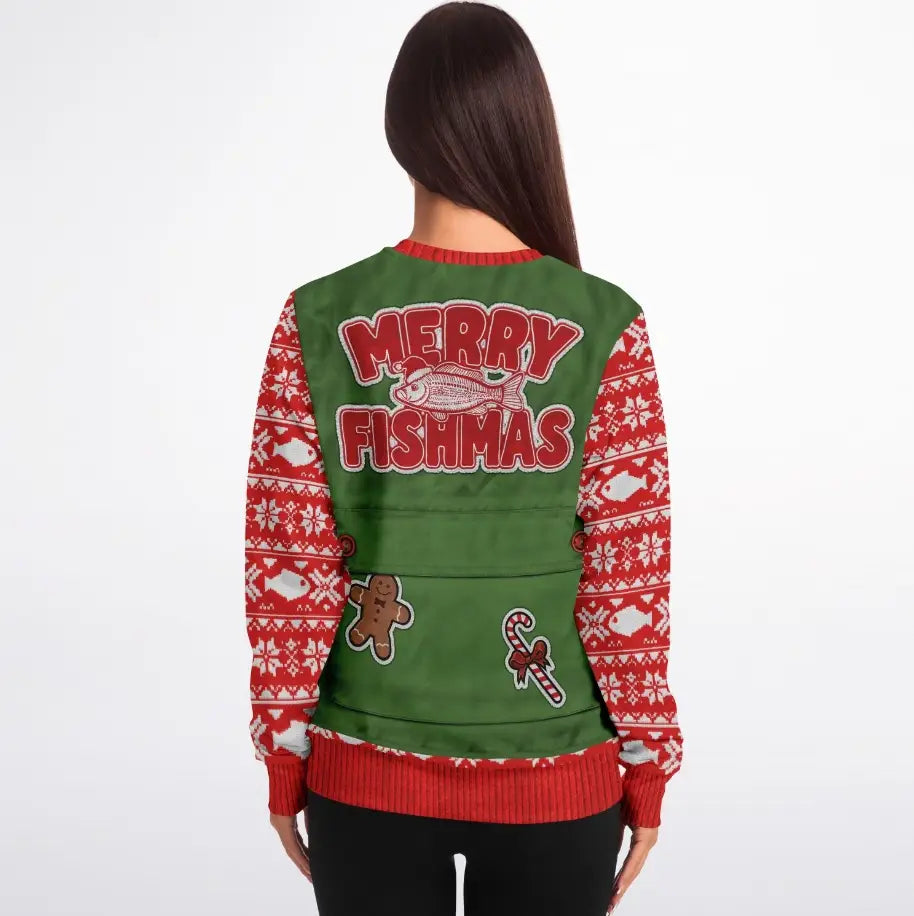 Merry Fishmas Ugly Christmas Sweater