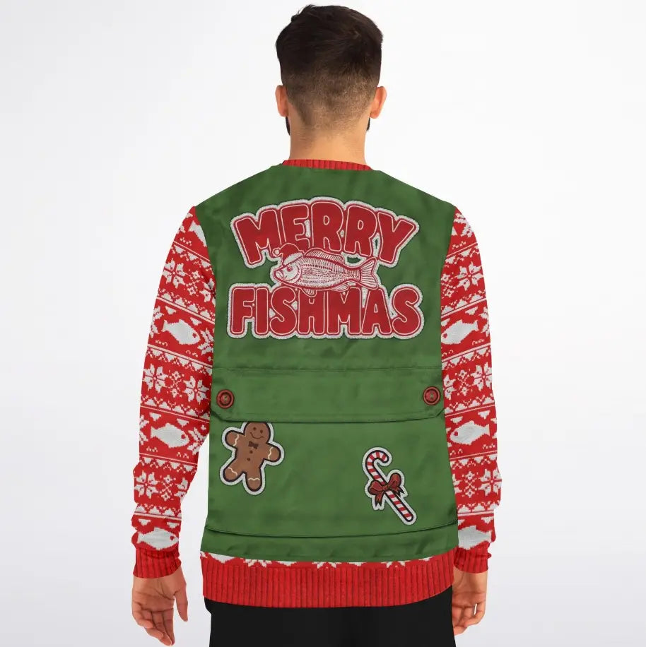 Merry Fishmas Ugly Christmas Sweater