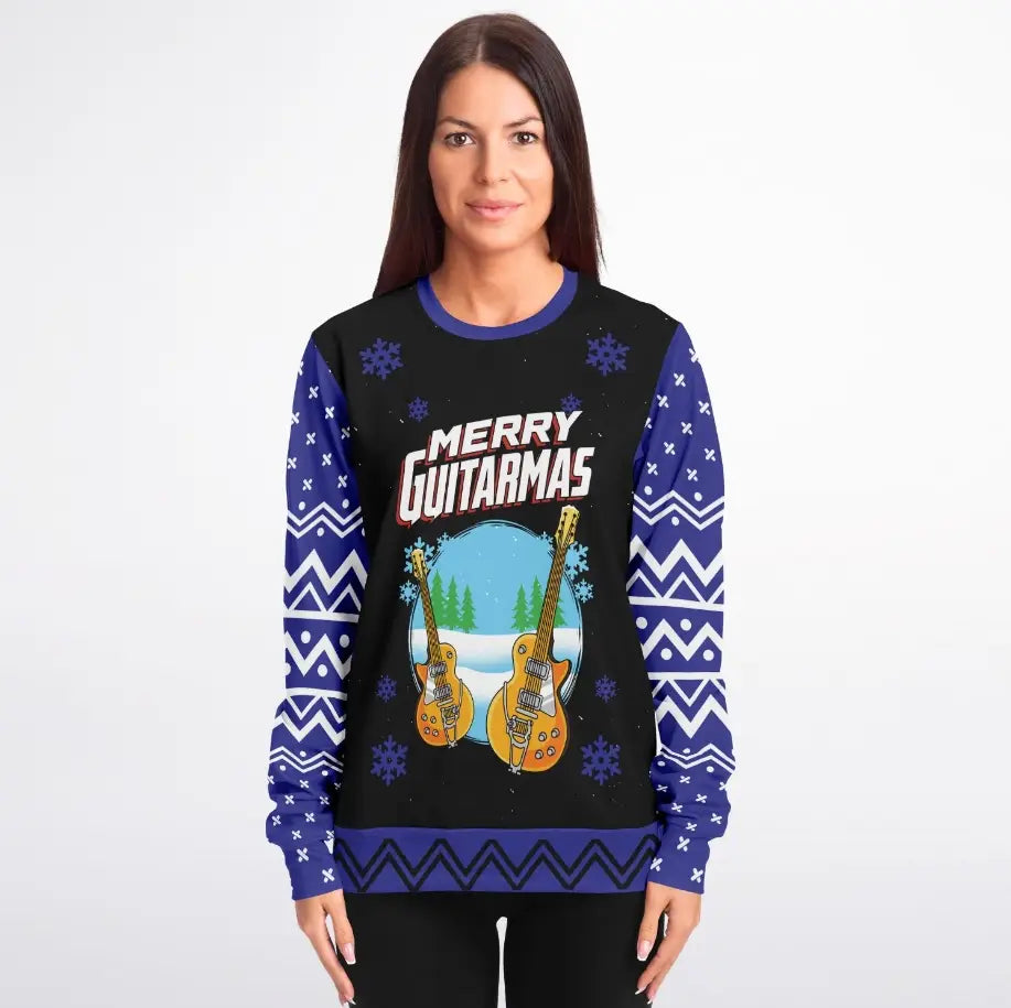 Merry Guitarmas Ugly Christmas Sweater