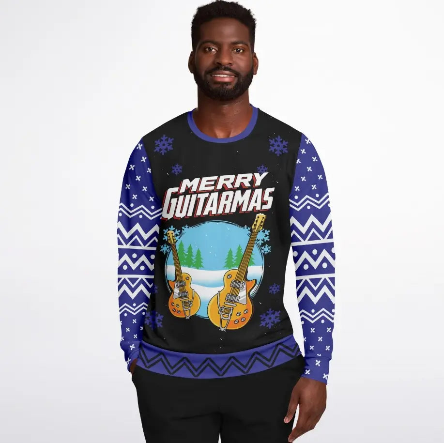 Merry Guitarmas Ugly Christmas Sweater