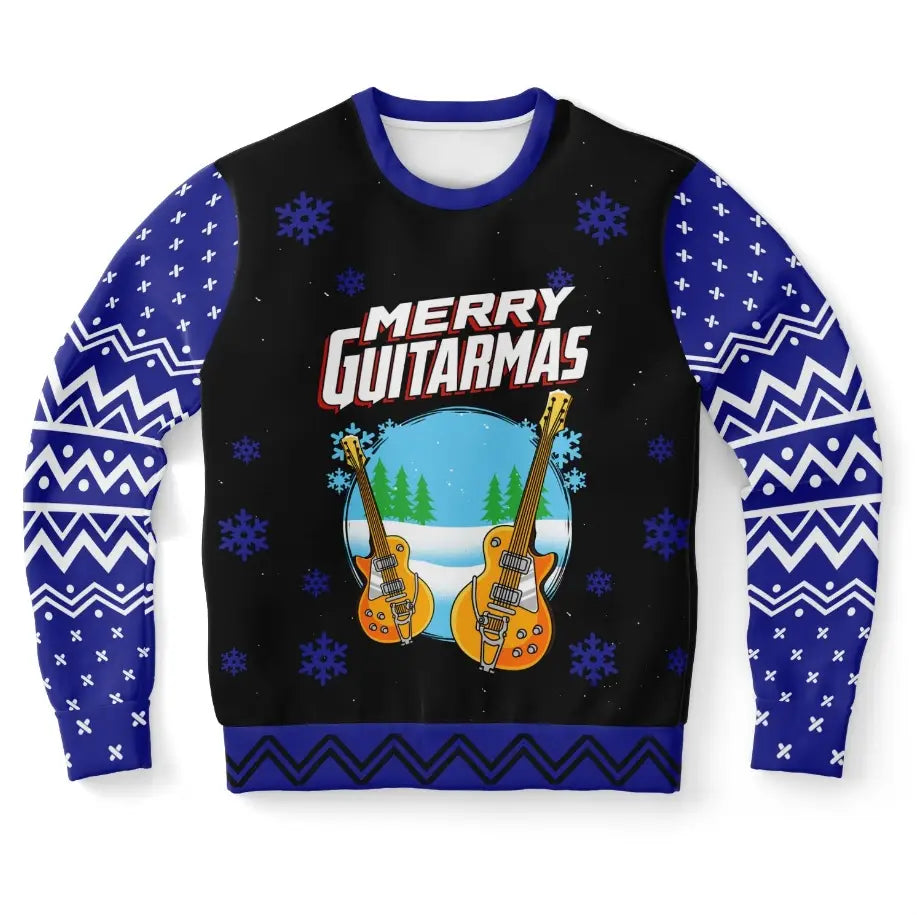 Merry Guitarmas Ugly Christmas Sweater