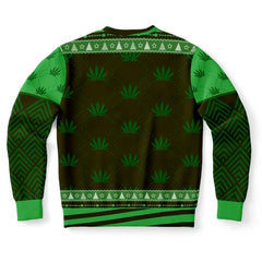 'Merry Weedmas' Funny Santa Ugly Christmas Sweater